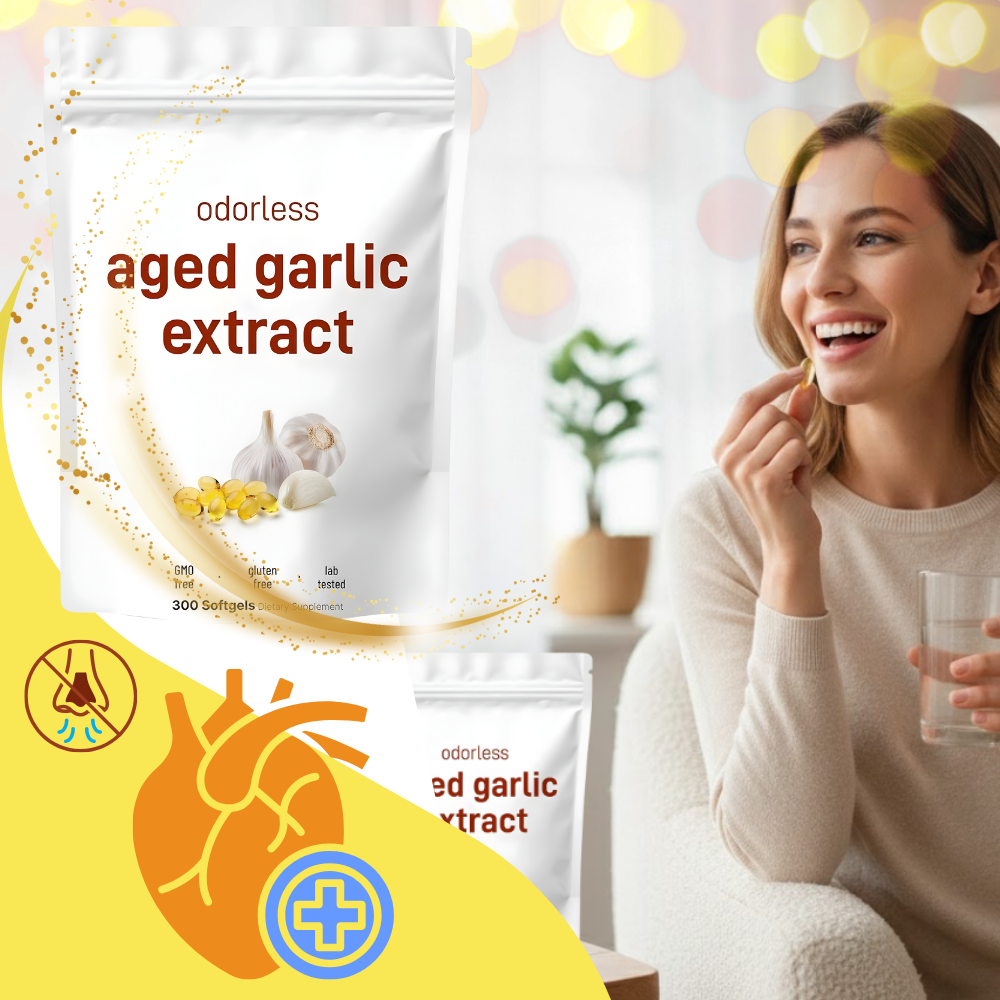 Organic Garlic Extract Soft Gels