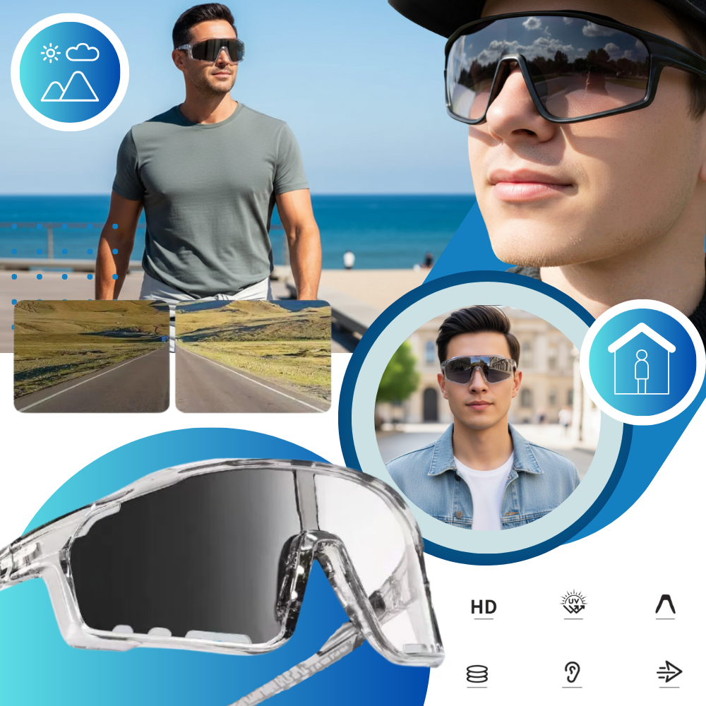 Outdoor Comfort Clarity Photochromic Glasses