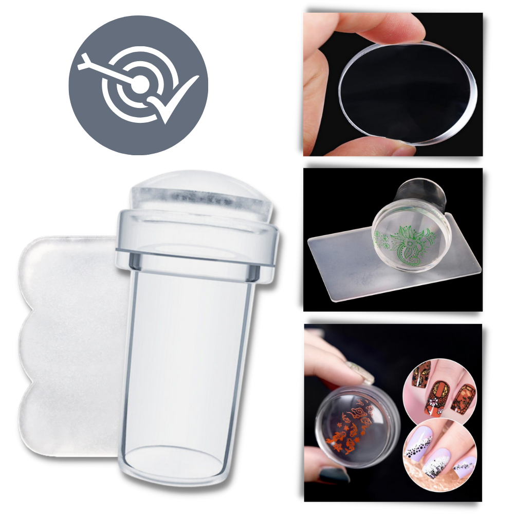 Perfect Symmetry Transparent Nail Art Tool