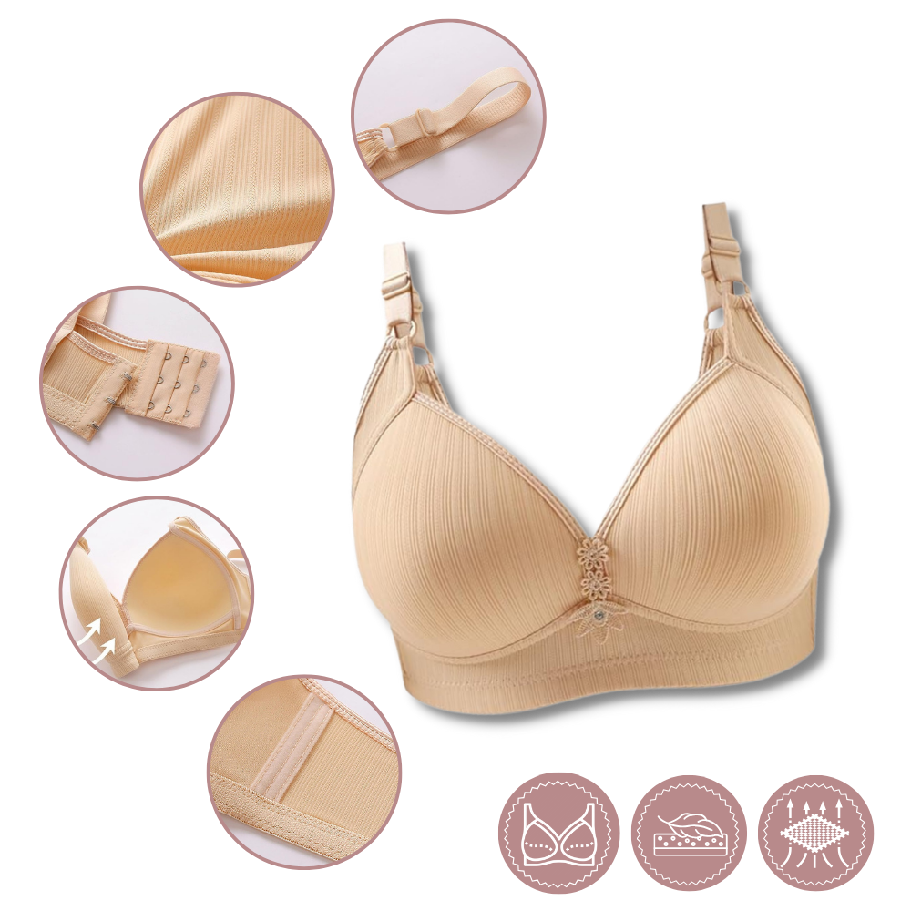 Plus Size Wireless Push-Up Bra