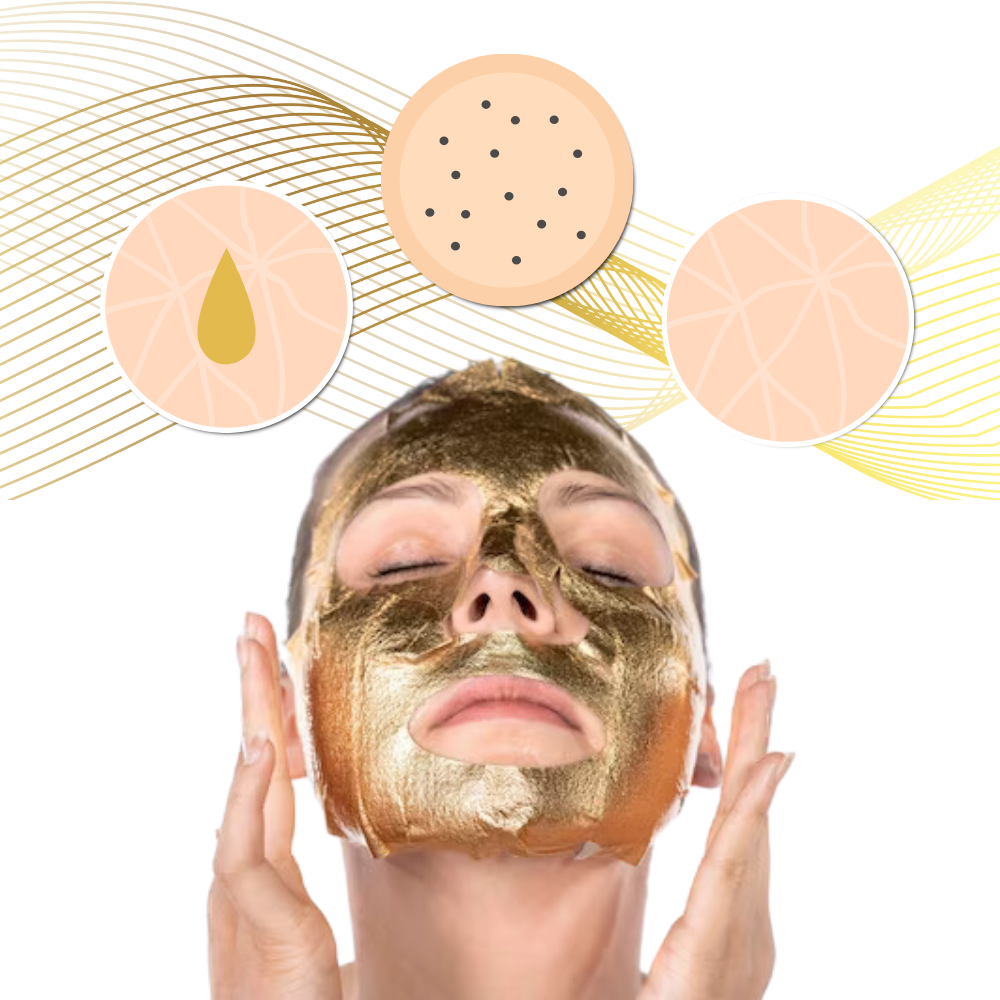 Pore Cleansing Gold Peel Off Mask