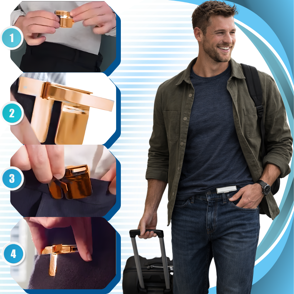 Precise Clean Tailor Invisible Clip Belt