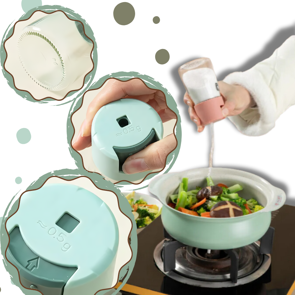 Precise Control Salt and Pepper Shakers