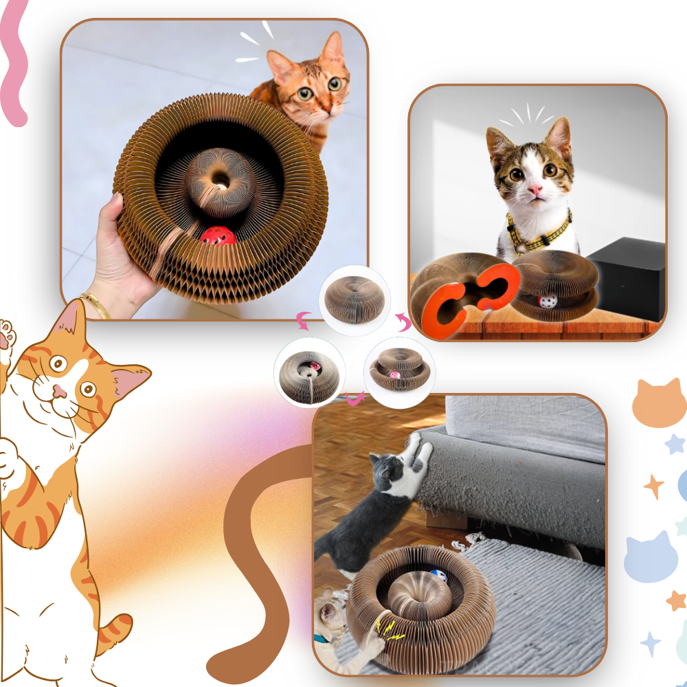 Purrfect Stress-Relieving Cat Scratcher