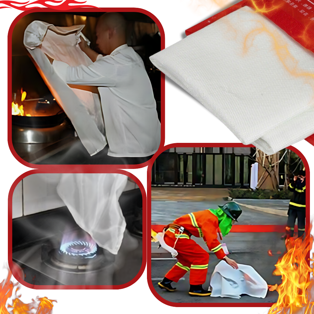 Quick Extinguishing Emergency Fire Blankets