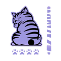 Quirky Cat Wiper Decal