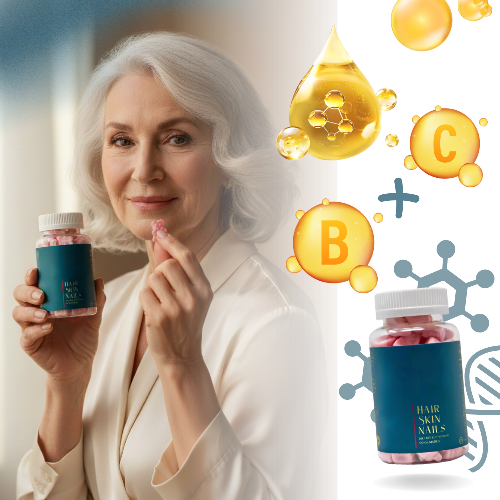 Raspberry Biotin Vitamin Gummies