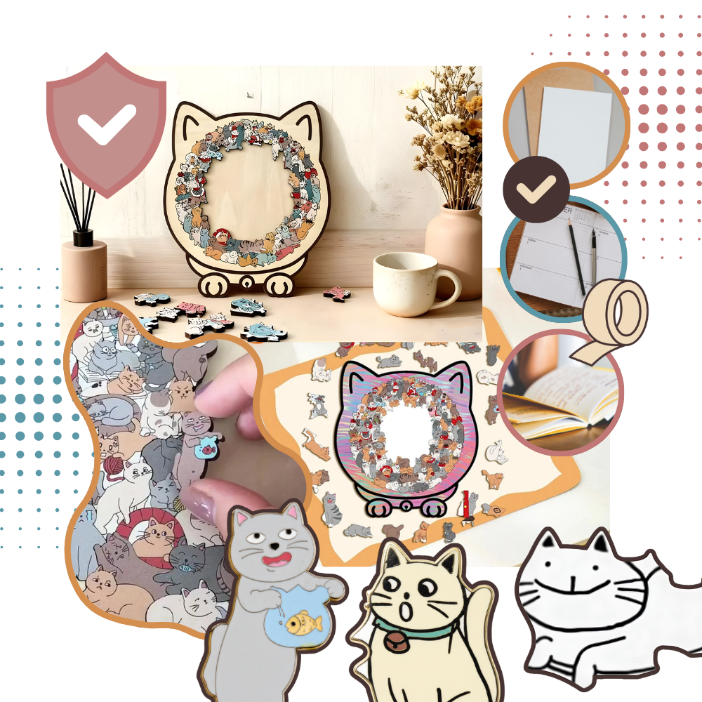 Relaxing Jigsaw Cat Puzzle
