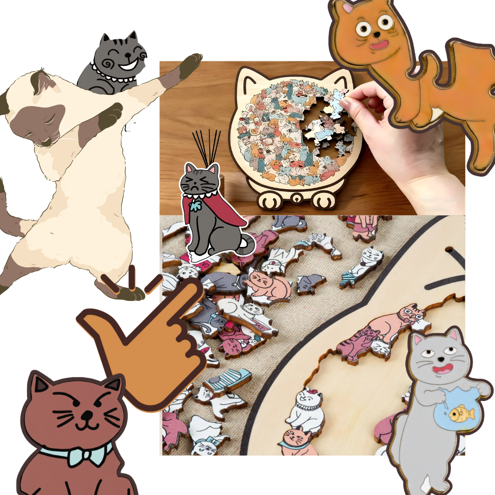 Relaxing Jigsaw Cat Puzzle