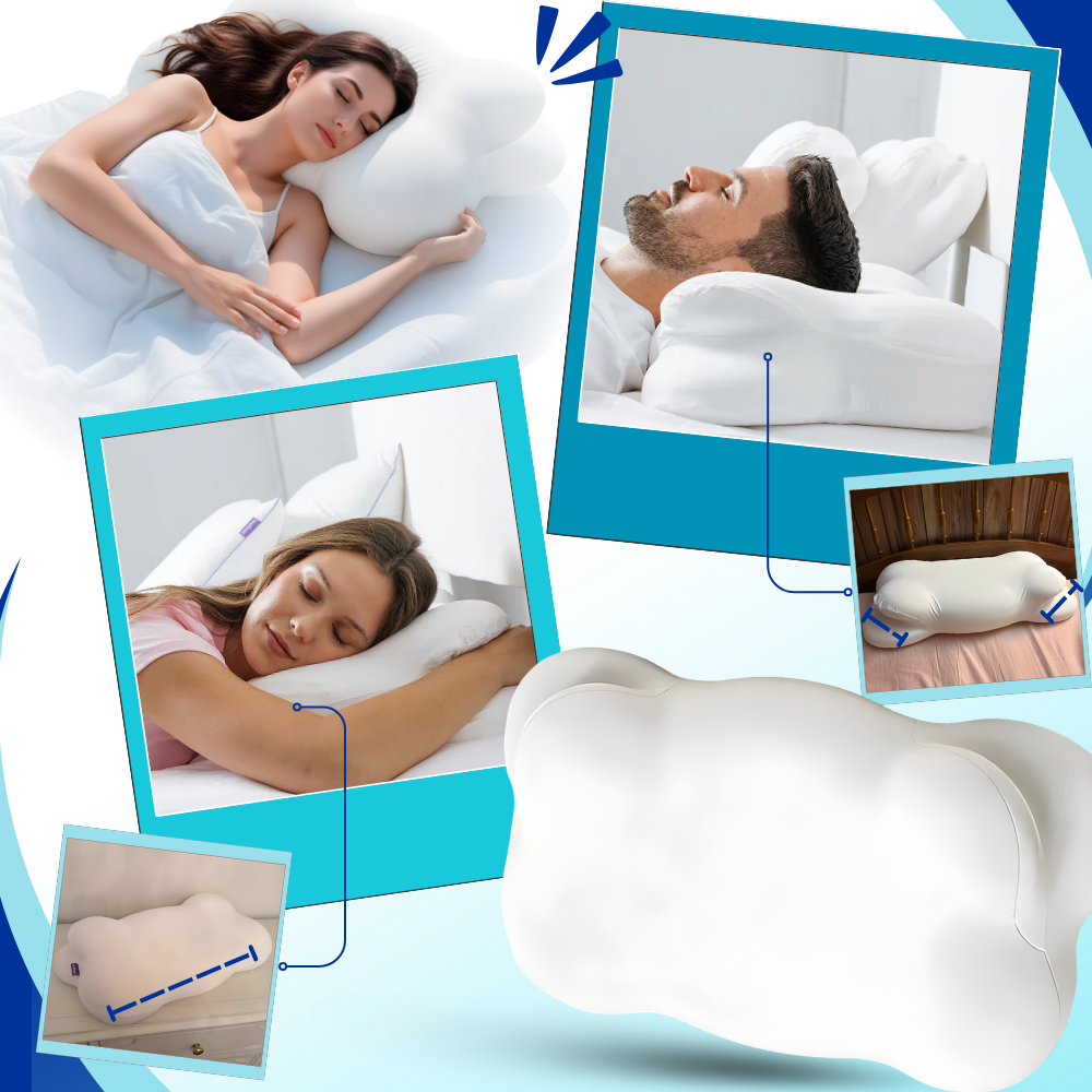 Restful Calm Night Ergonomic Pillow