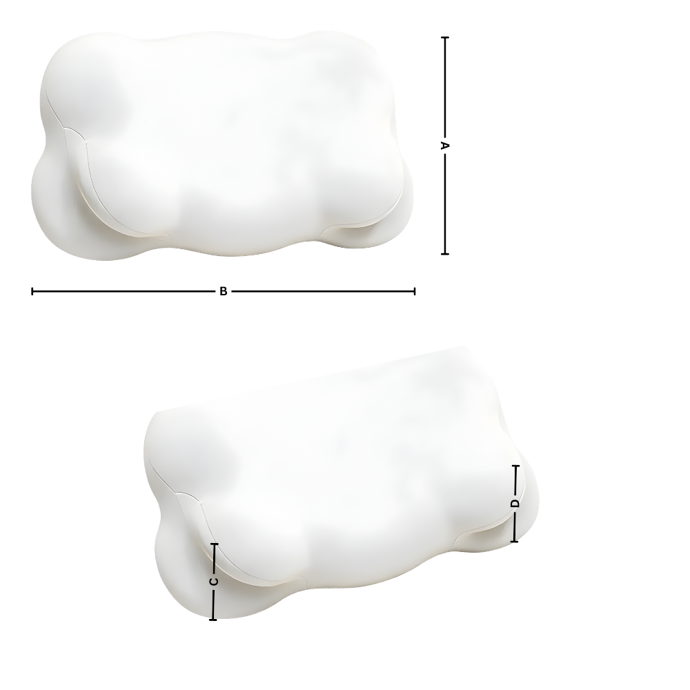 Restful Calm Night Ergonomic Pillow