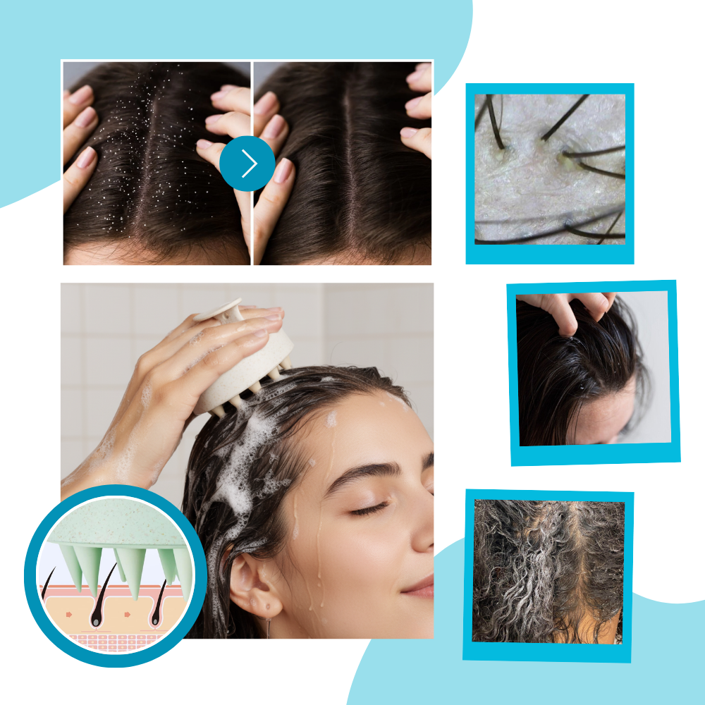 Revitalizing Cleanse Hair Scalp Massager Brush