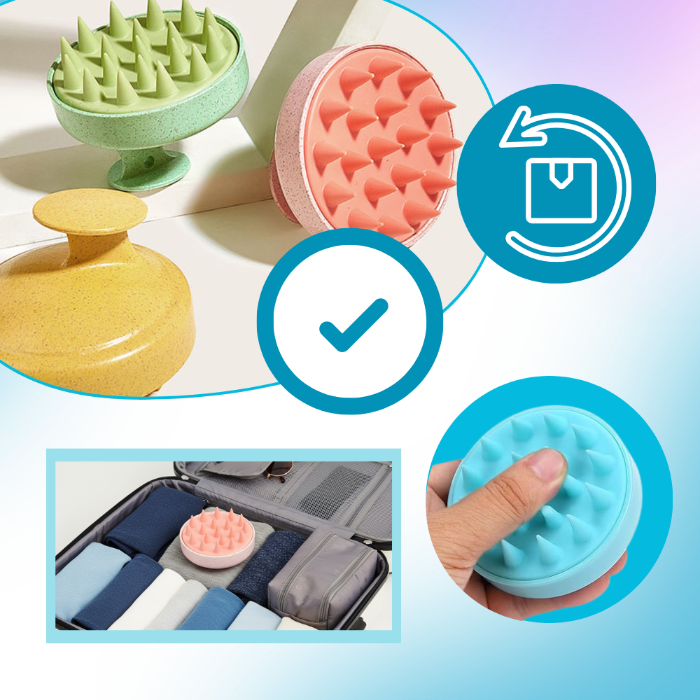 Revitalizing Cleanse Hair Scalp Massager Brush