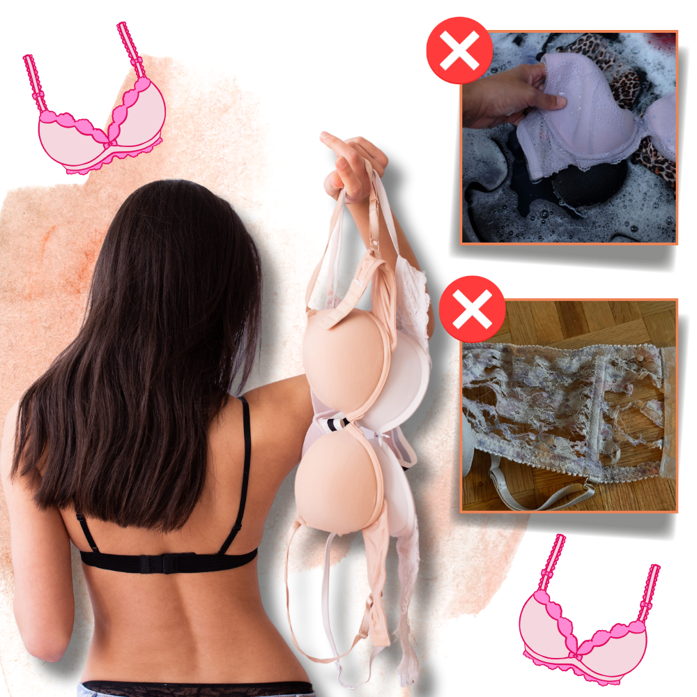 Secure Closure Bra Washing Bags