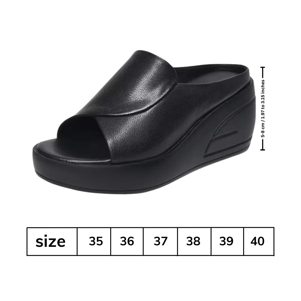 Shock Absorption Orthopedic Heeled Sandals