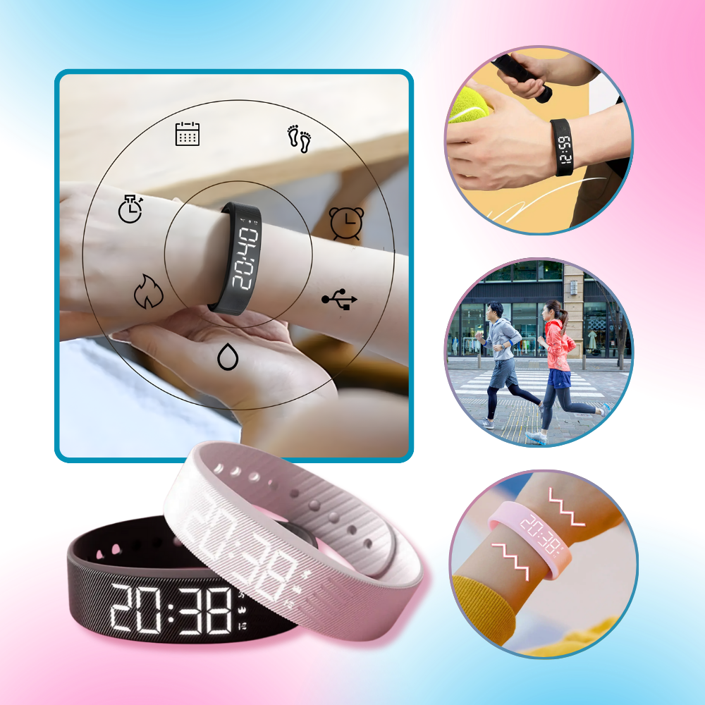 Silent Wake Up Alarm Wristband