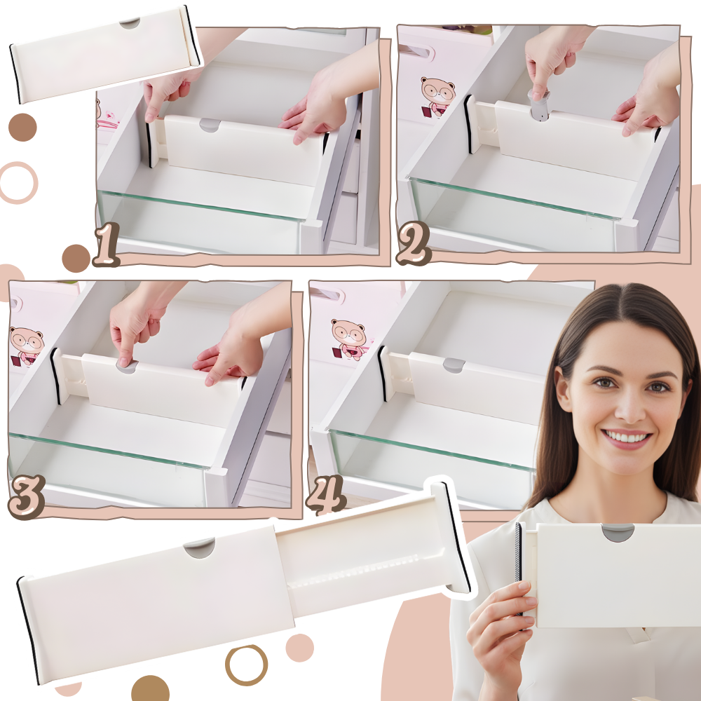 Sleek Tidiness Drawer Divider