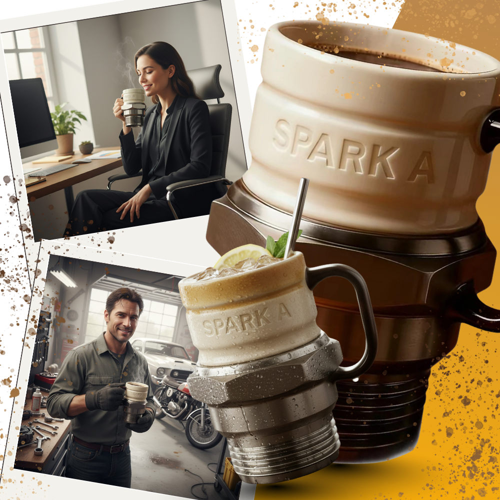 Spark Plug Novelty Mug