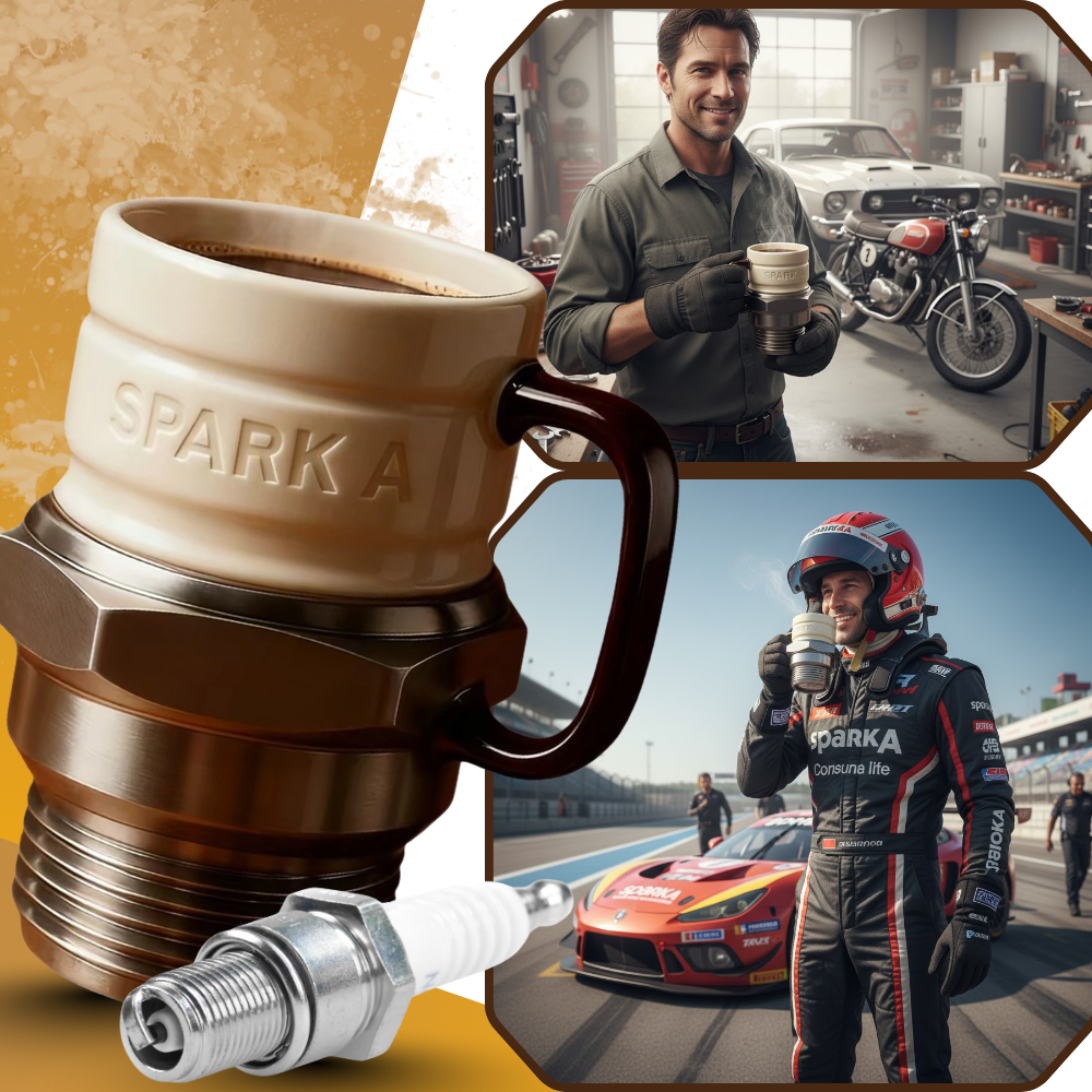 Spark Plug Novelty Mug