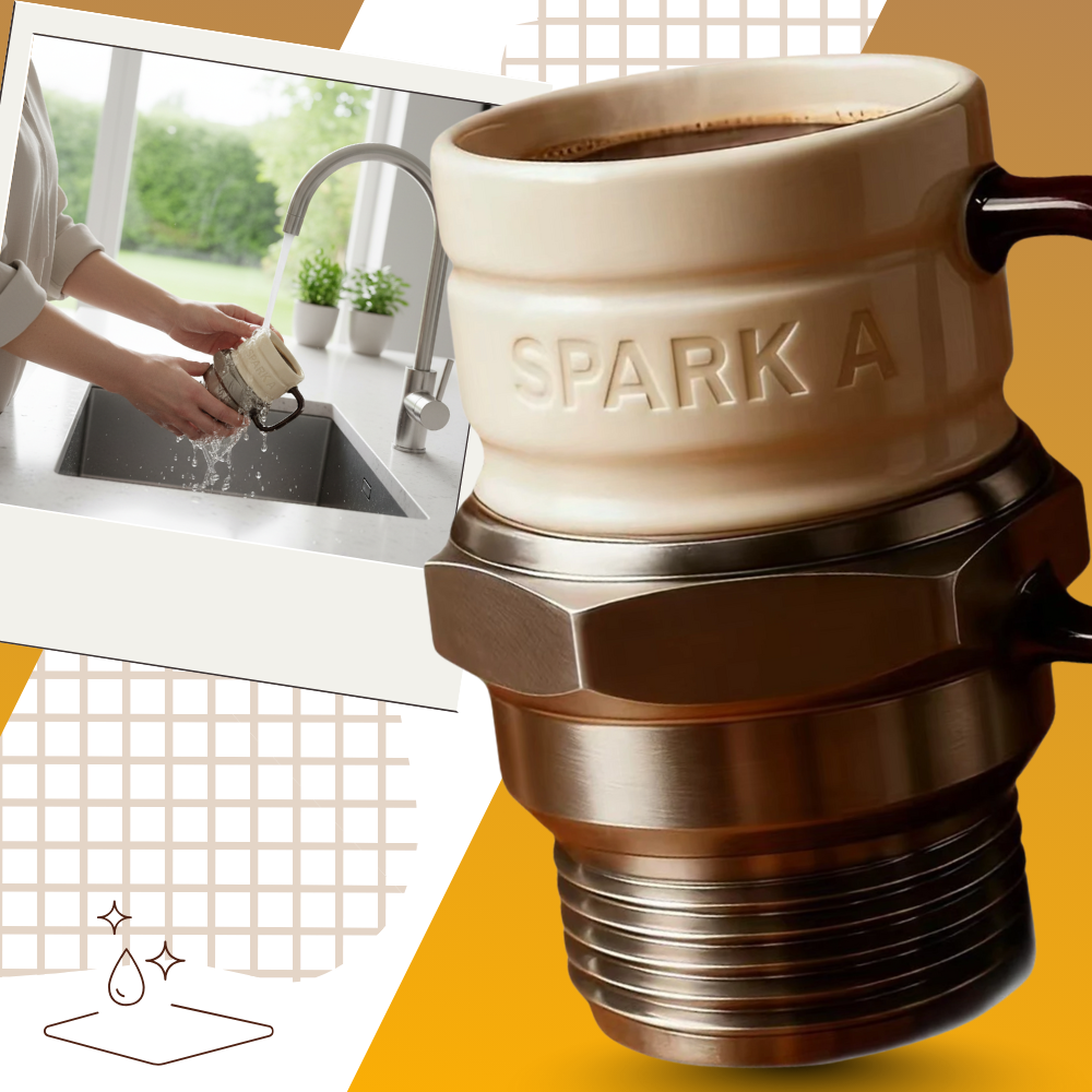 Spark Plug Novelty Mug