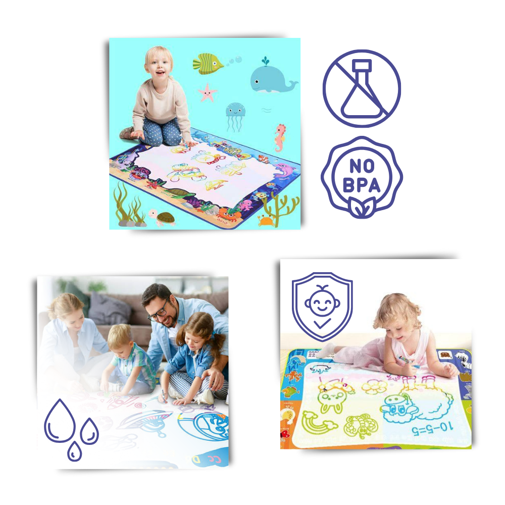 Stimulating Water Doodle Mat