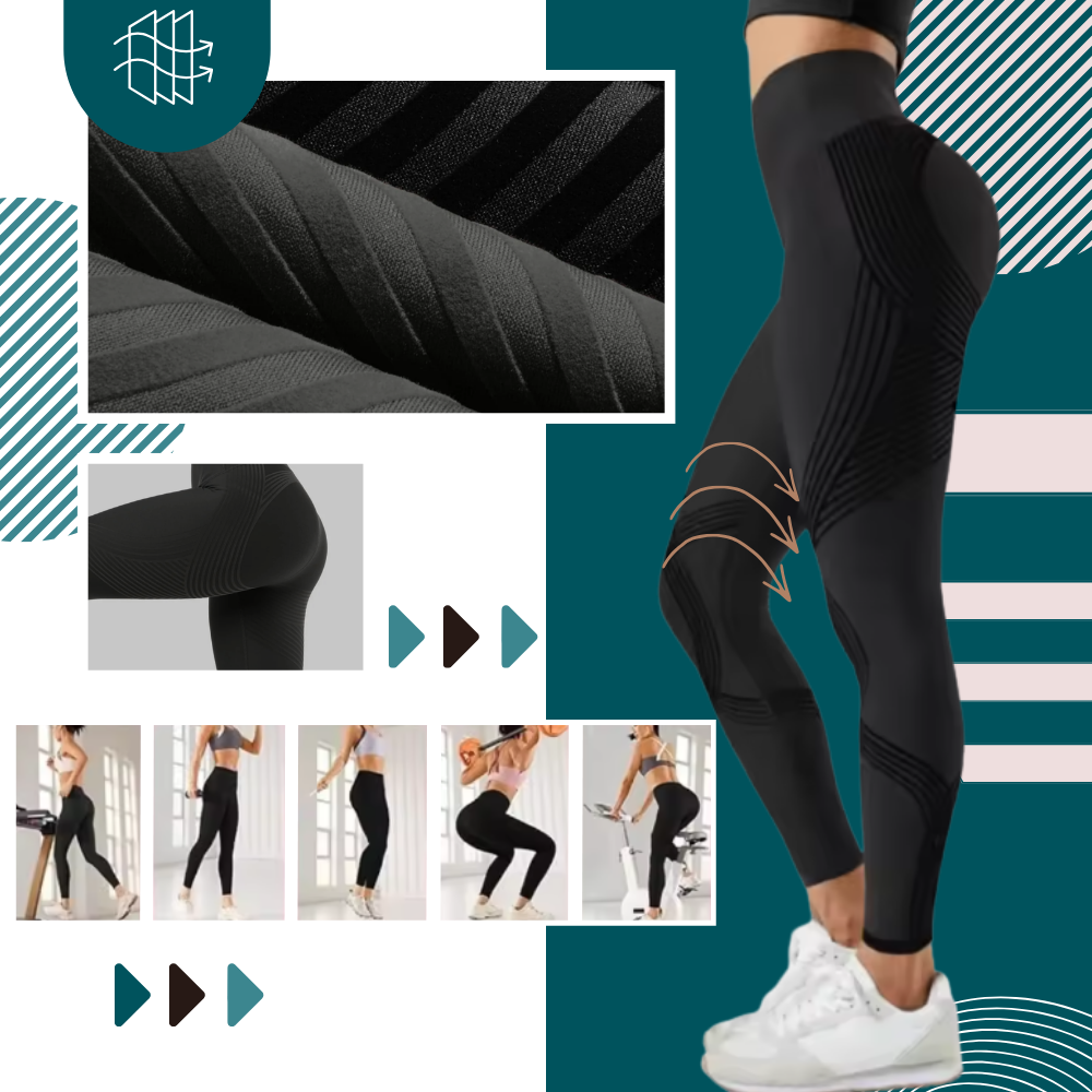 Stretchy Seamless Compression 3D Leggings