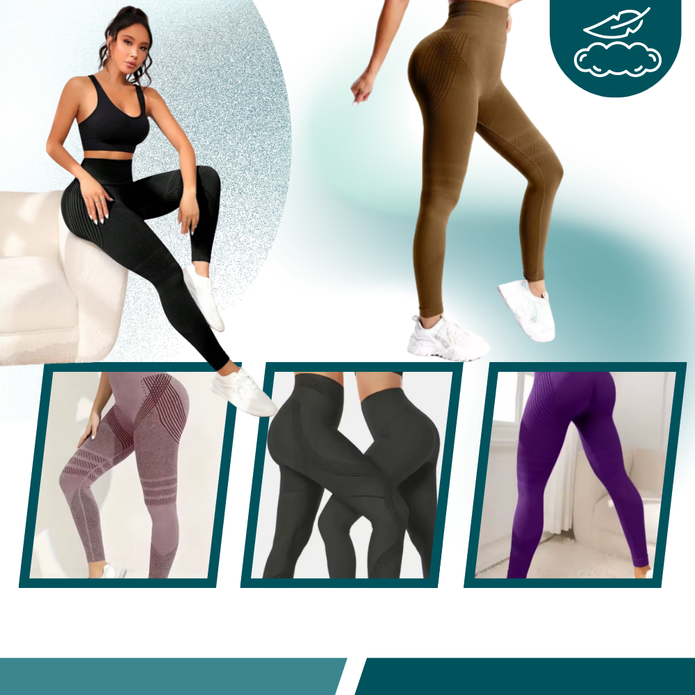 Stretchy Seamless Compression 3D Leggings
