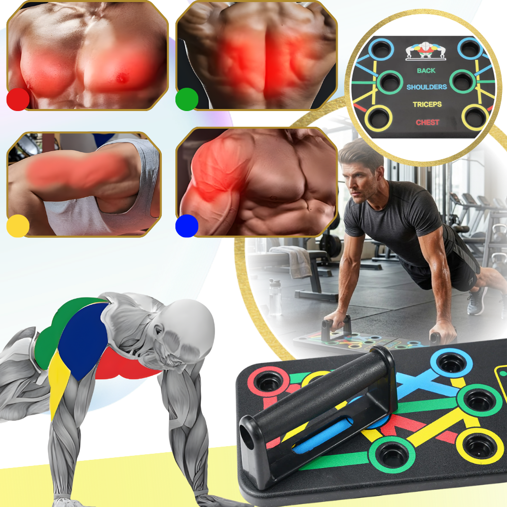 Strong Confidence Color Push-up Board
