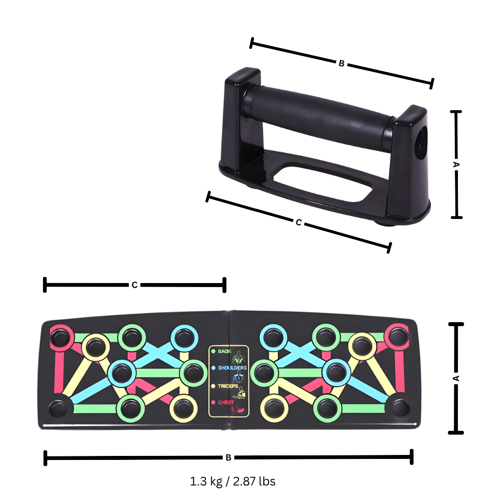 Strong Confidence Color Push-up Board