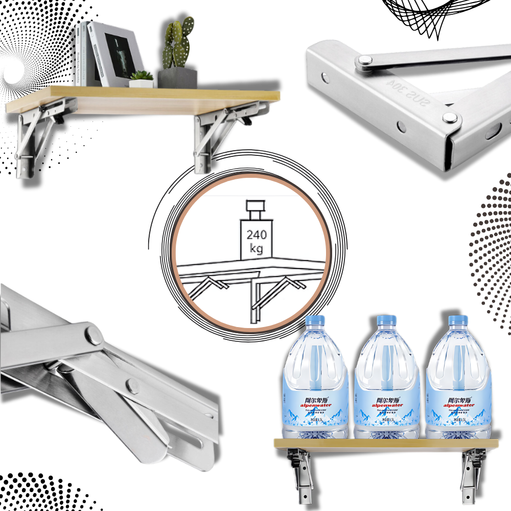 Stylish Wall Mounted Folding Table