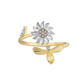 Sunflower Spinner Ring
