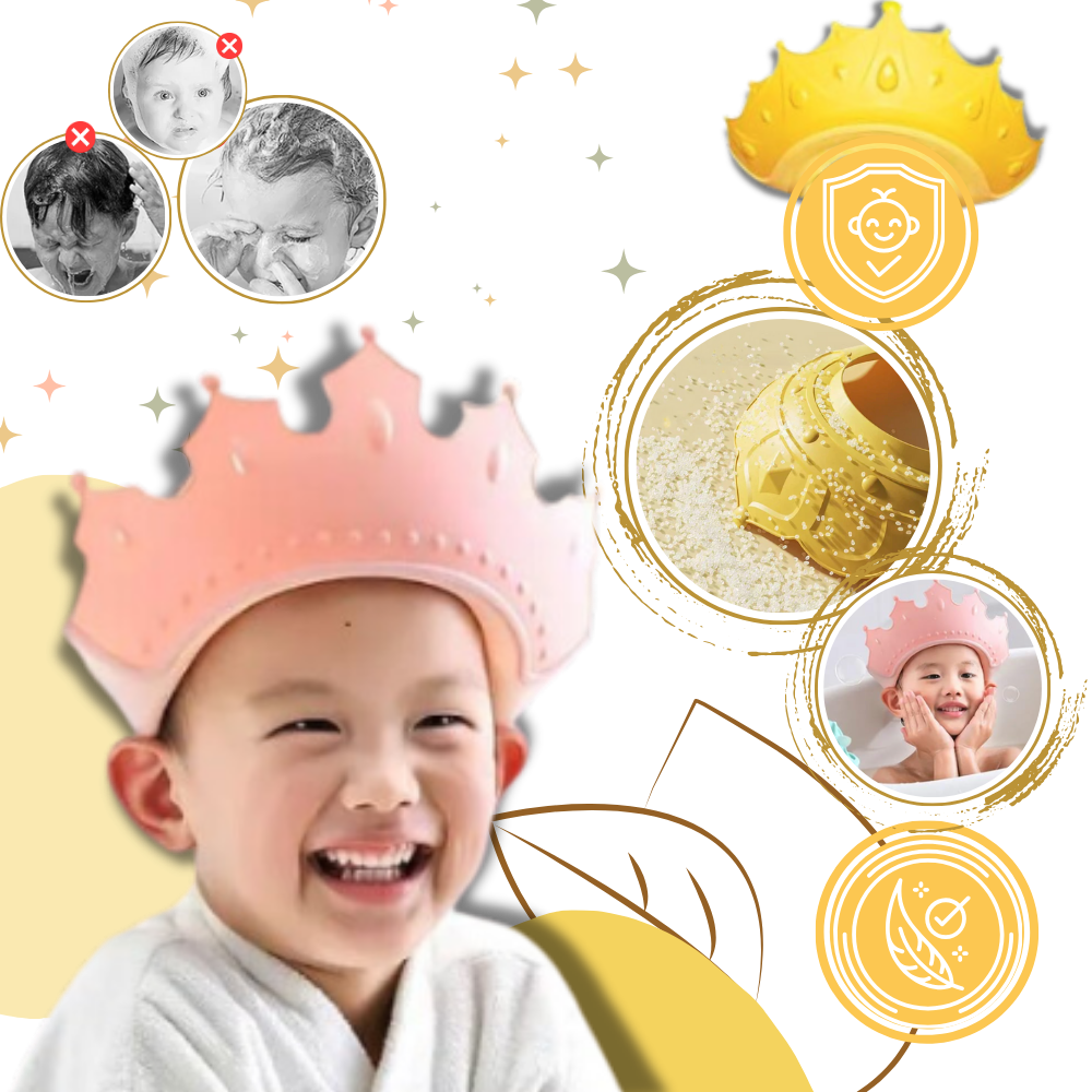 Tear-Free Bathing Shower Cap