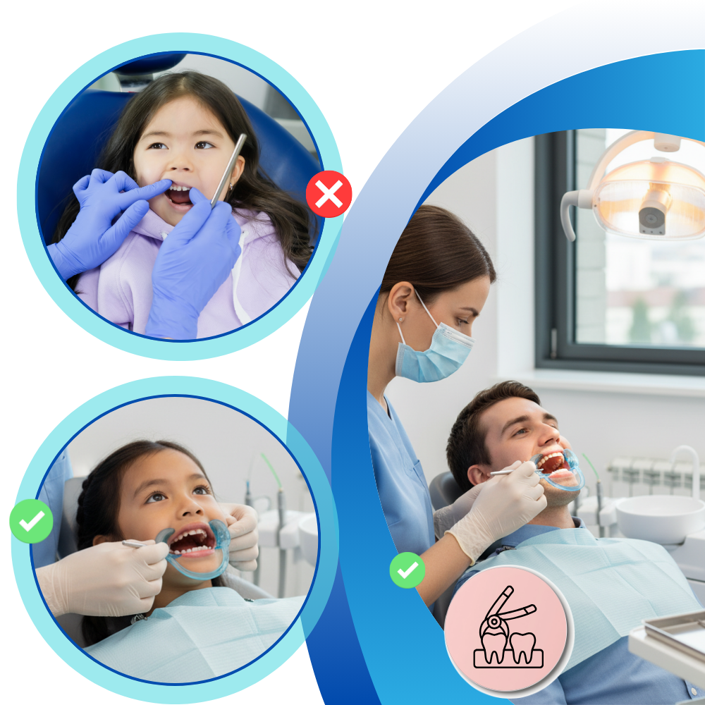 Transparent C-Shape Mouth Opener