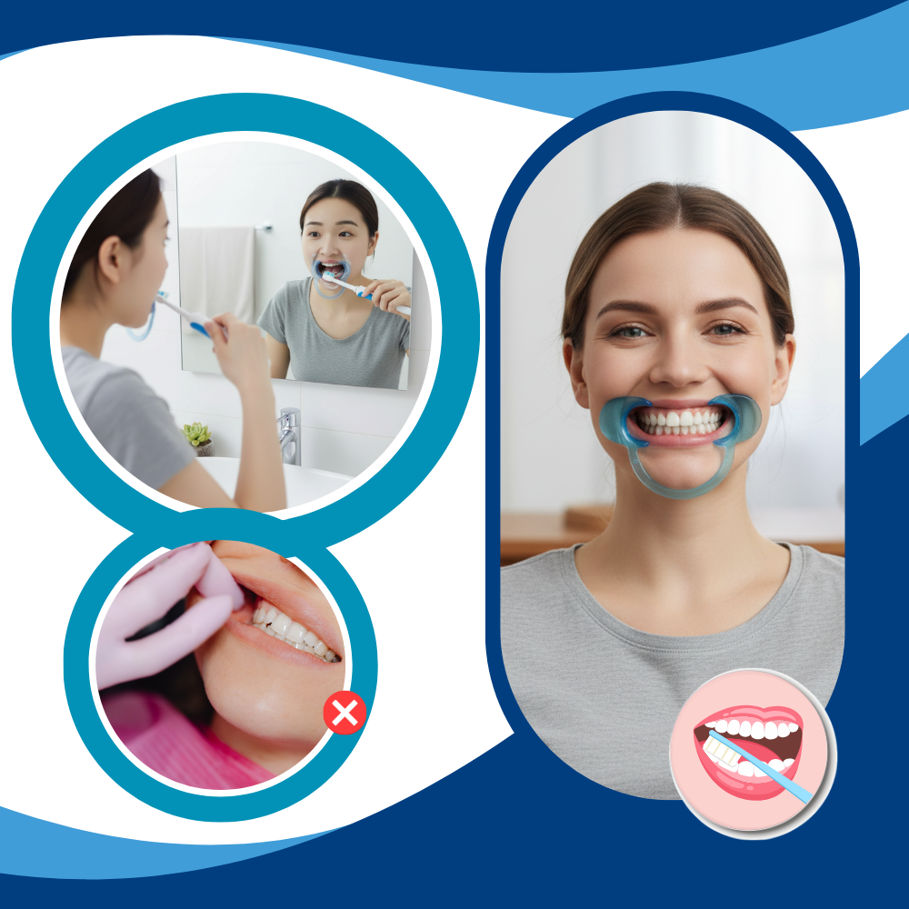 Transparent C-Shape Mouth Opener
