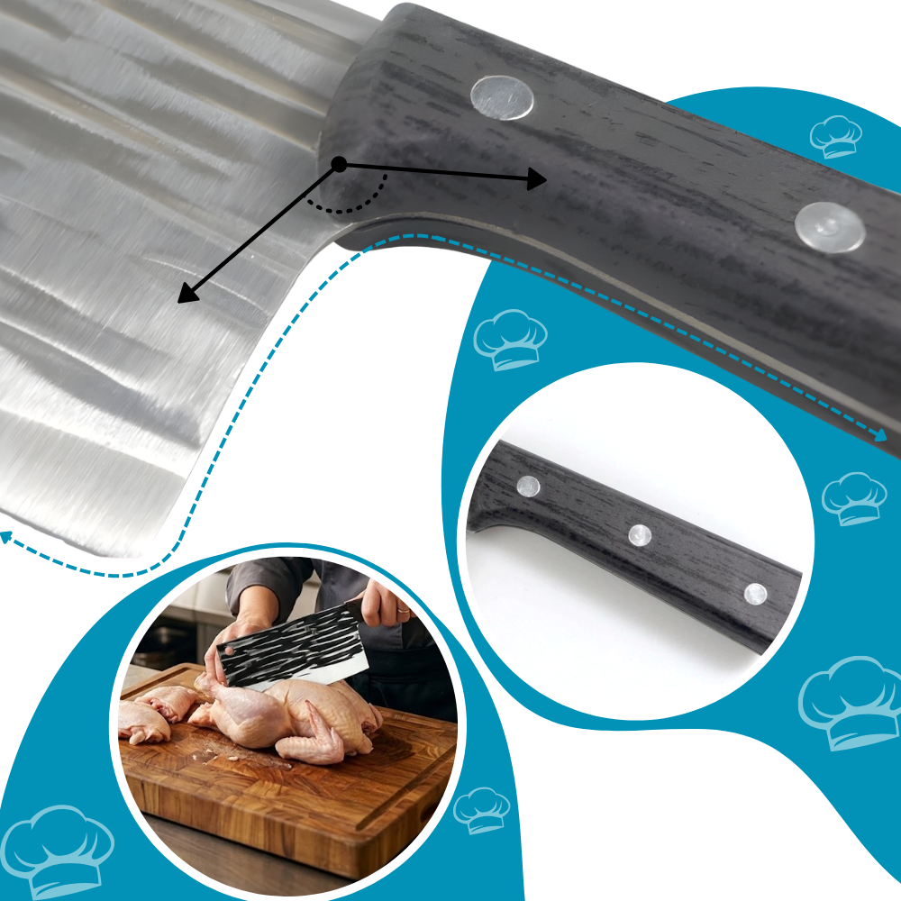 Unshakable Forged Cleaver Knife