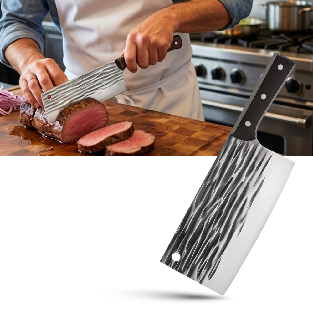 Unshakable Forged Cleaver Knife
