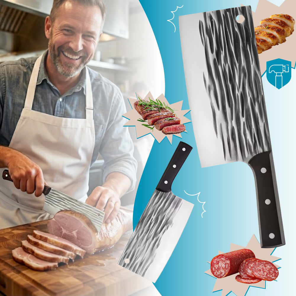 Unshakable Forged Cleaver Knife