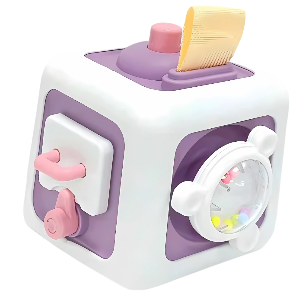Vibrant 6 in 1 Busy Cube Sensory Toy