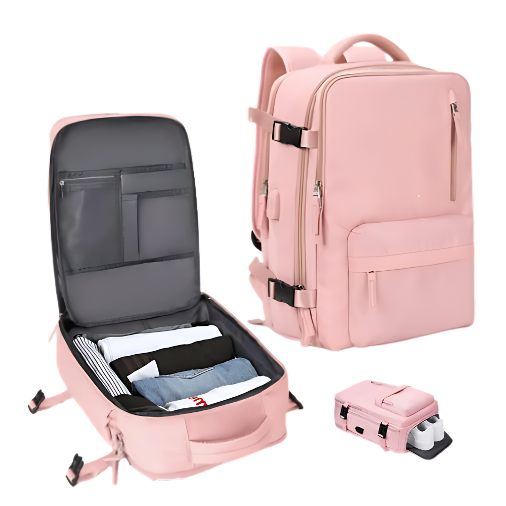 Waterproof USB Charging Travel Rucksack