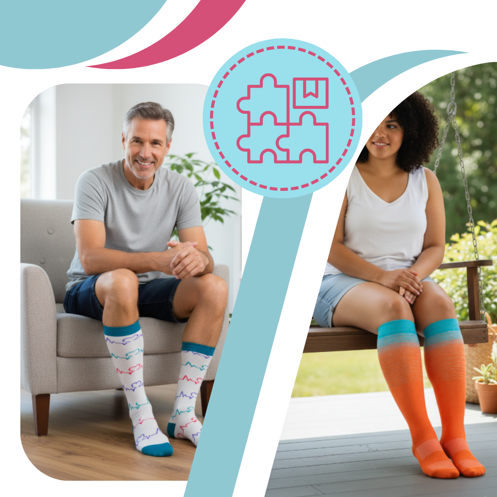 Wide Breathable Compression Sock