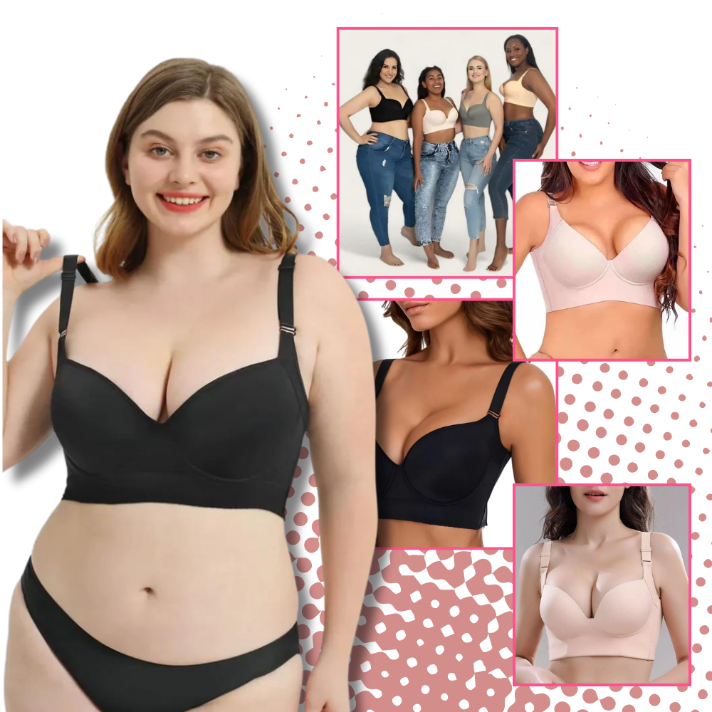Wide Side Wings Incorporated Shaper Bra