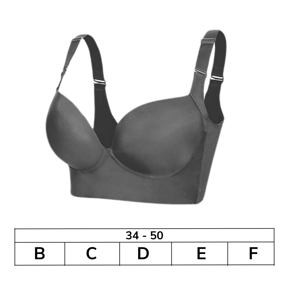 Wide Side Wings Incorporated Shaper Bra