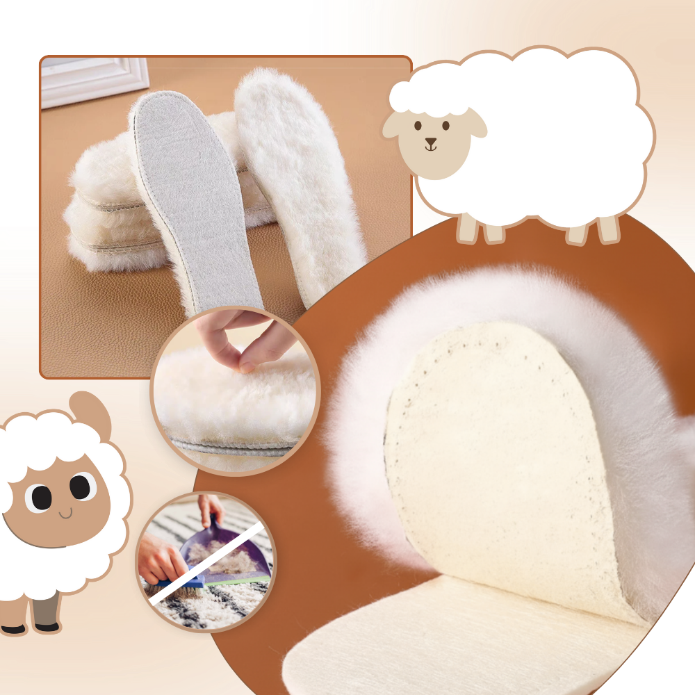 Wool Cloud Warm Shoe Inserts